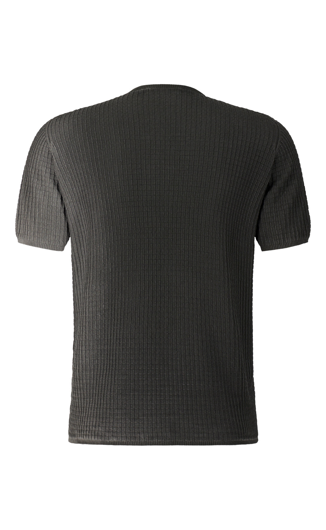 Unikat: nahtloses T-Shirt in 3D-Strick aus feinster Baumwolle, Relaxed Fit