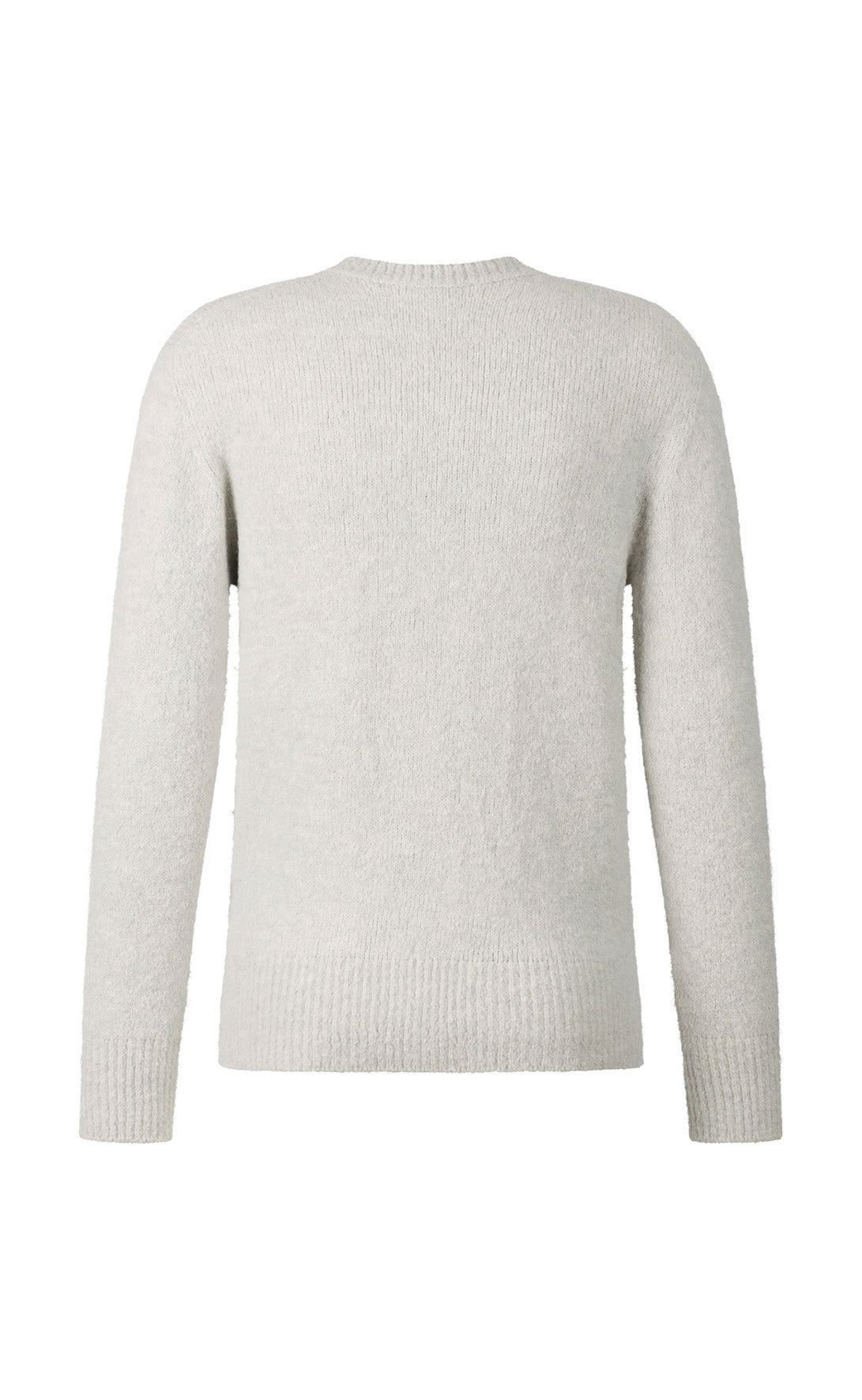 Nahtlos gestrickter Pullover aus supersoftem Tweedgarn, relaxed fit