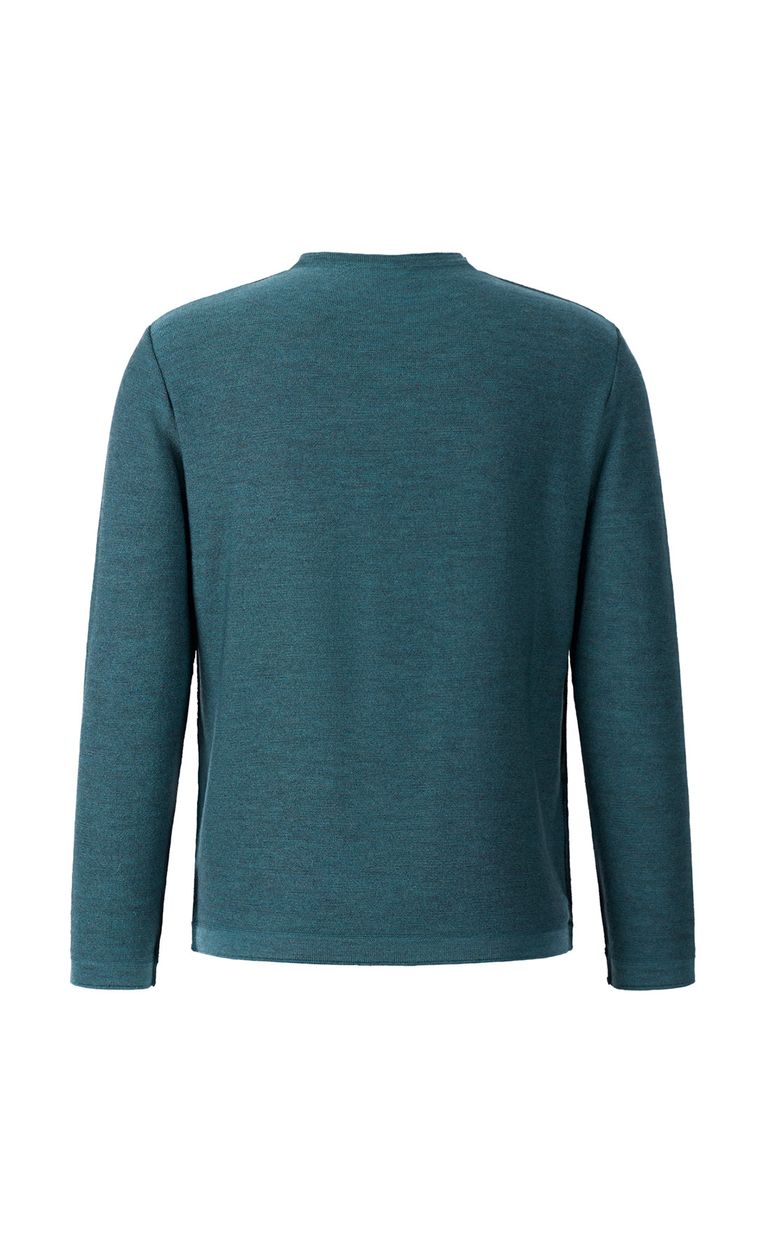 Leichter Doubleface-Pullover: außen Merino-, innen Baumwolle, relxed fit