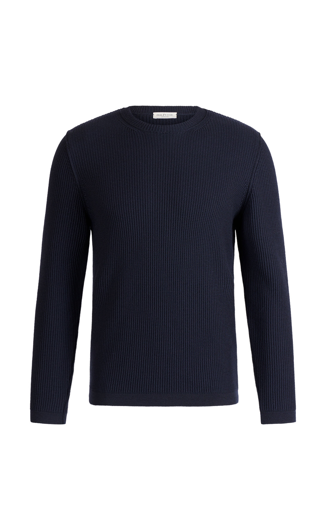 Sportlicher Two-tone Pullover aus Merino-Baumwollmix, relaxed fit