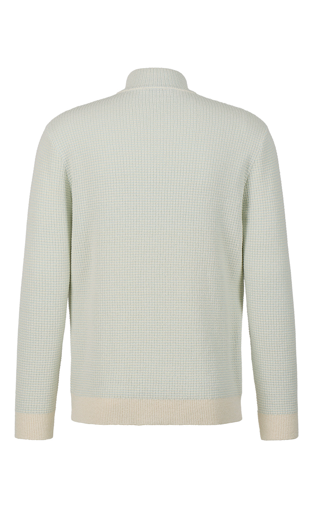 Zippjacke aus Baumwolle-Bouclé und kühlender Baumwolle