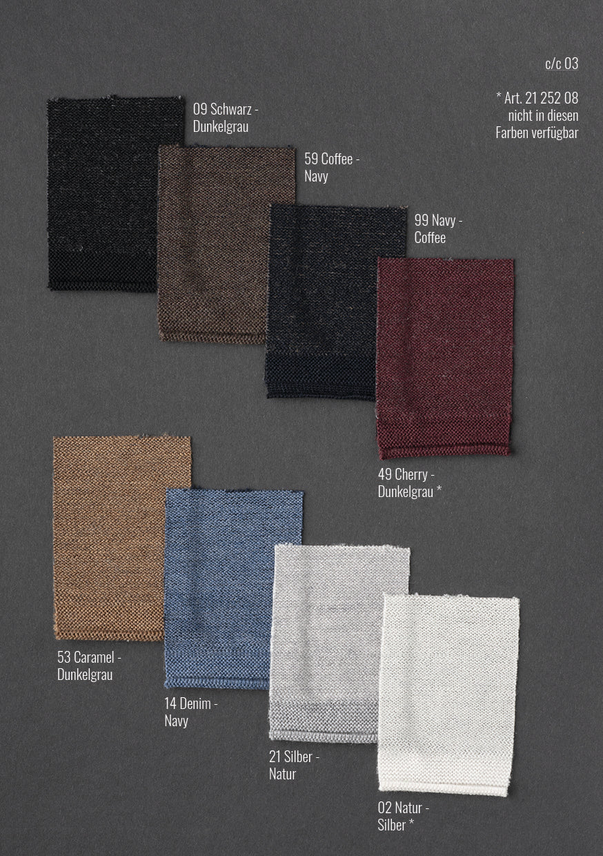 Supersofte Doubleface-Zippjacke: außen Merino-, innen Baumwolle, relaxed fit