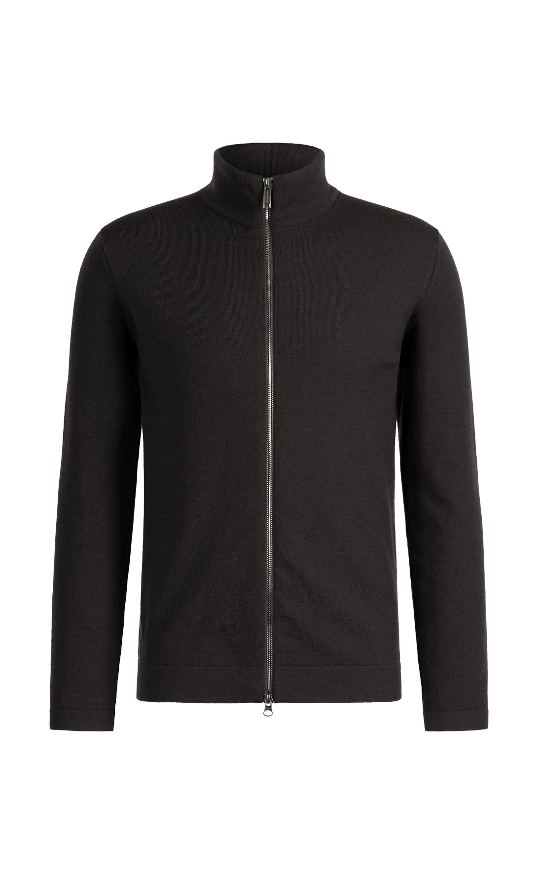 Super komfortable Zippjacke aus Merinowolle mit funktionalem Stretchanteil, regular fit
