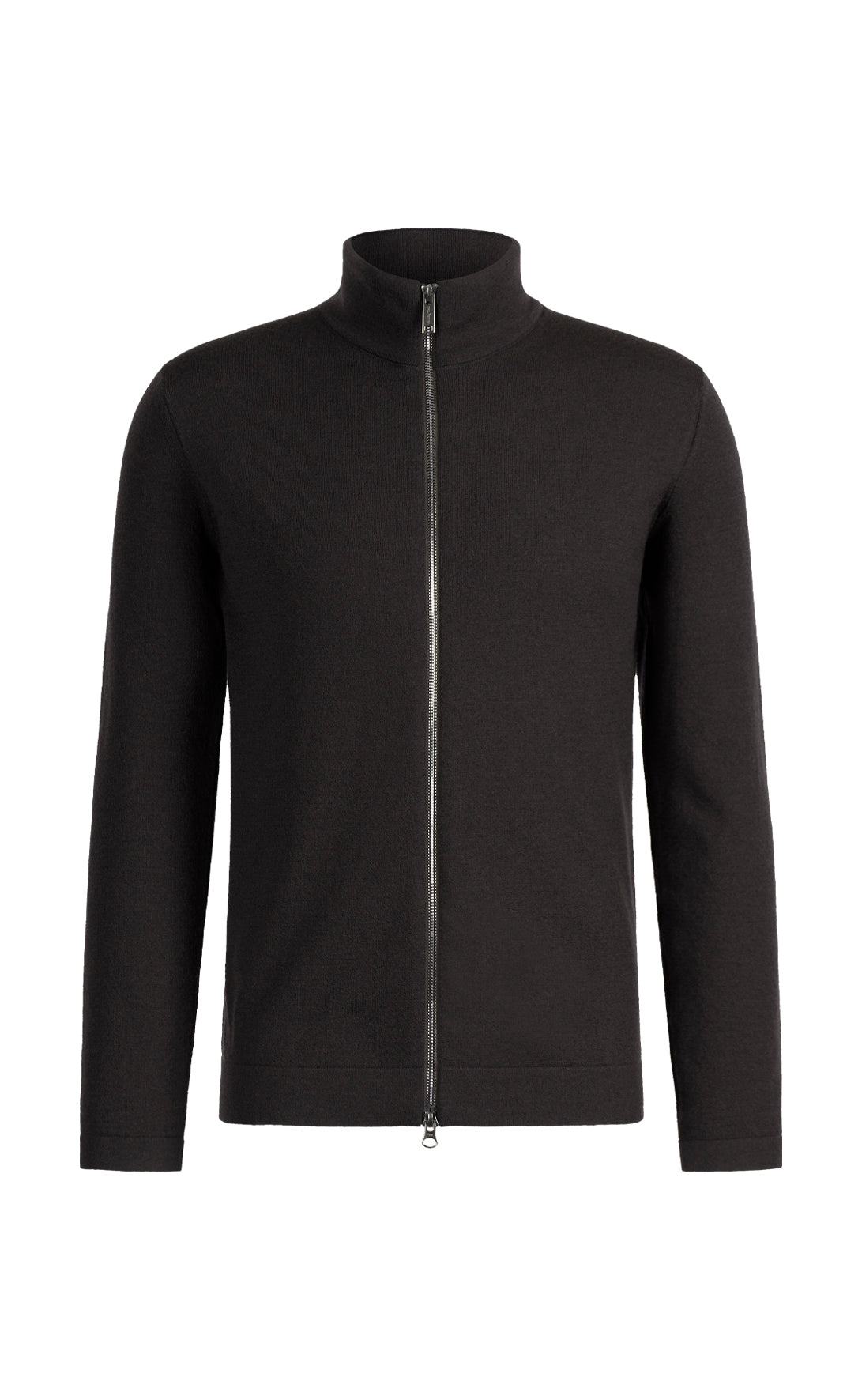 Super komfortable Zippjacke aus Merinowolle mit funktionalem Stretchanteil, regular fit