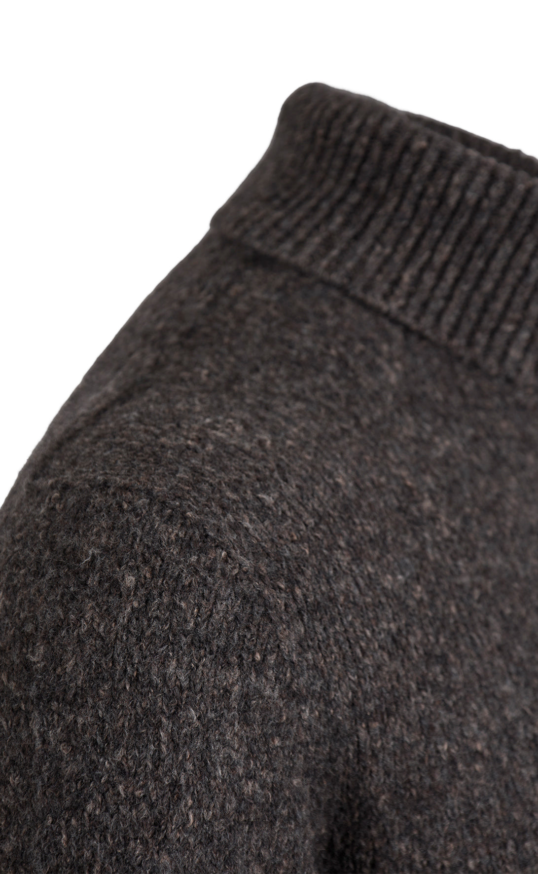 Supersofter Rollkragenpullover in Tweedoptik, relaxed fit