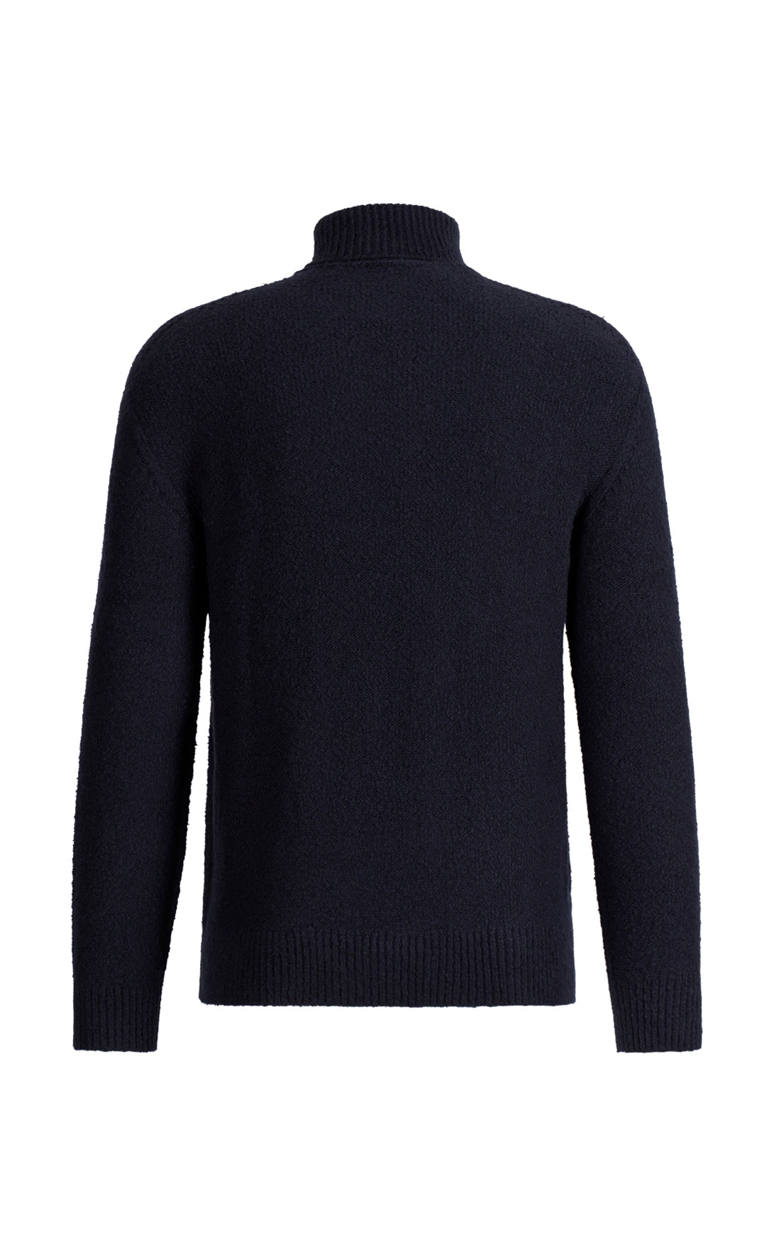 Nahtfreier Rollkragen-Pullover aus hautfreundlicher Winterbaumwolle, relaxed fit