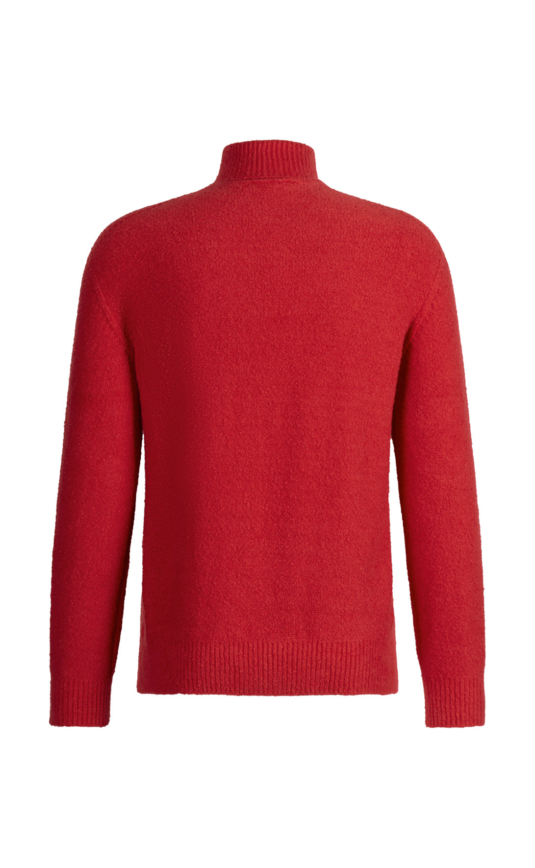 Nahtfreier Rollkragen-Pullover aus hautfreundlicher Winterbaumwolle, relaxed fit