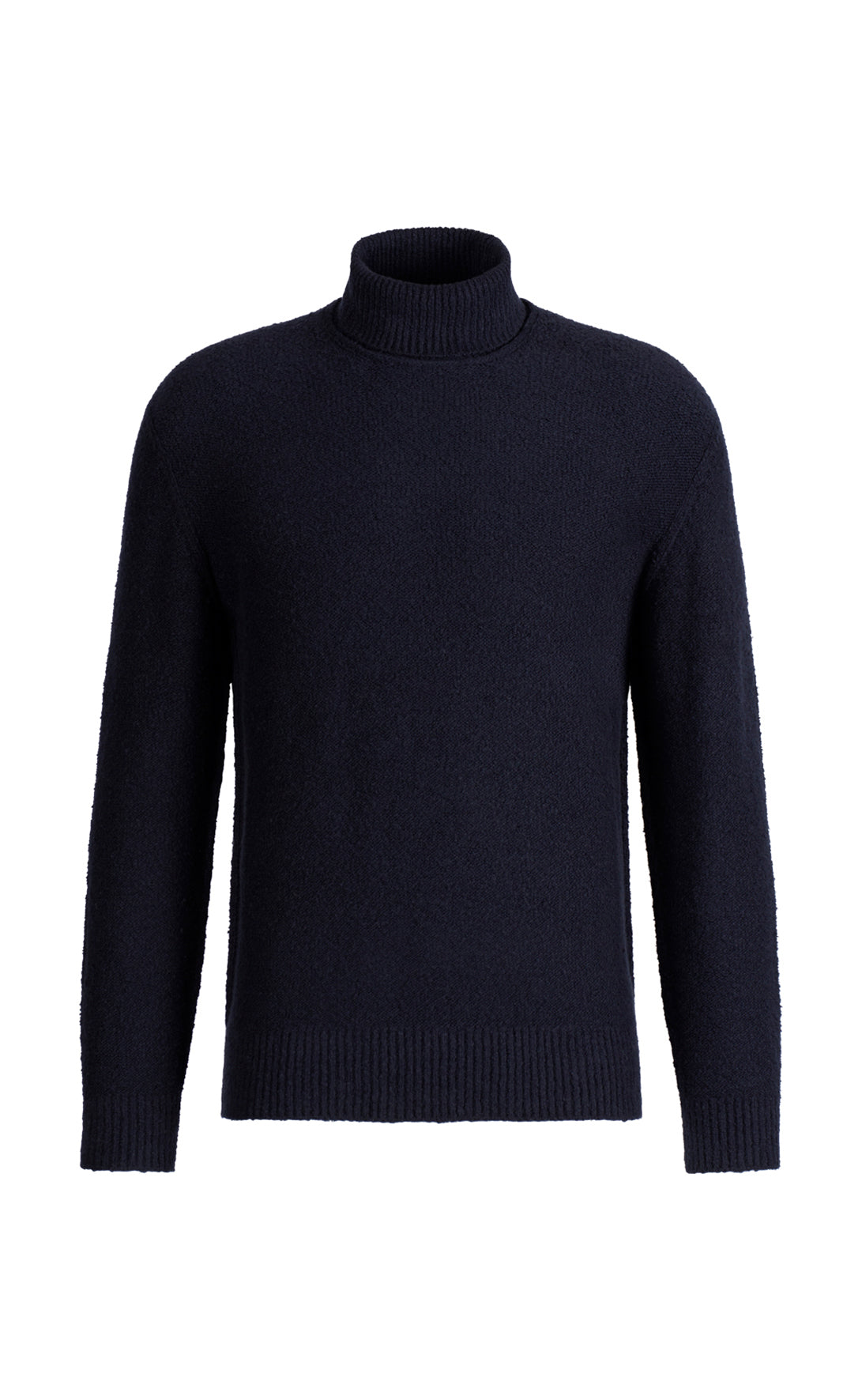 Nahtfreier Rollkragen-Pullover aus hautfreundlicher Winterbaumwolle, relaxed fit