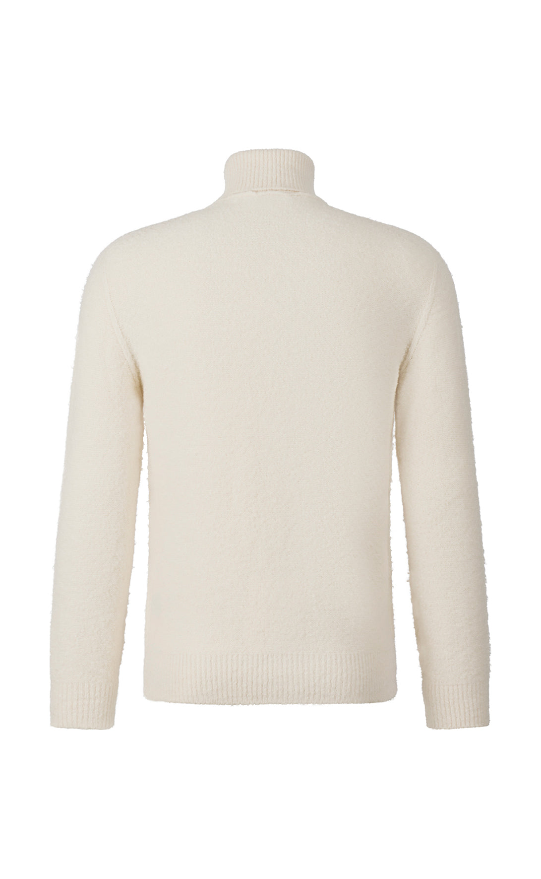 Nahtfreier Rollkragen-Pullover aus hautfreundlicher Winterbaumwolle, relaxed fit