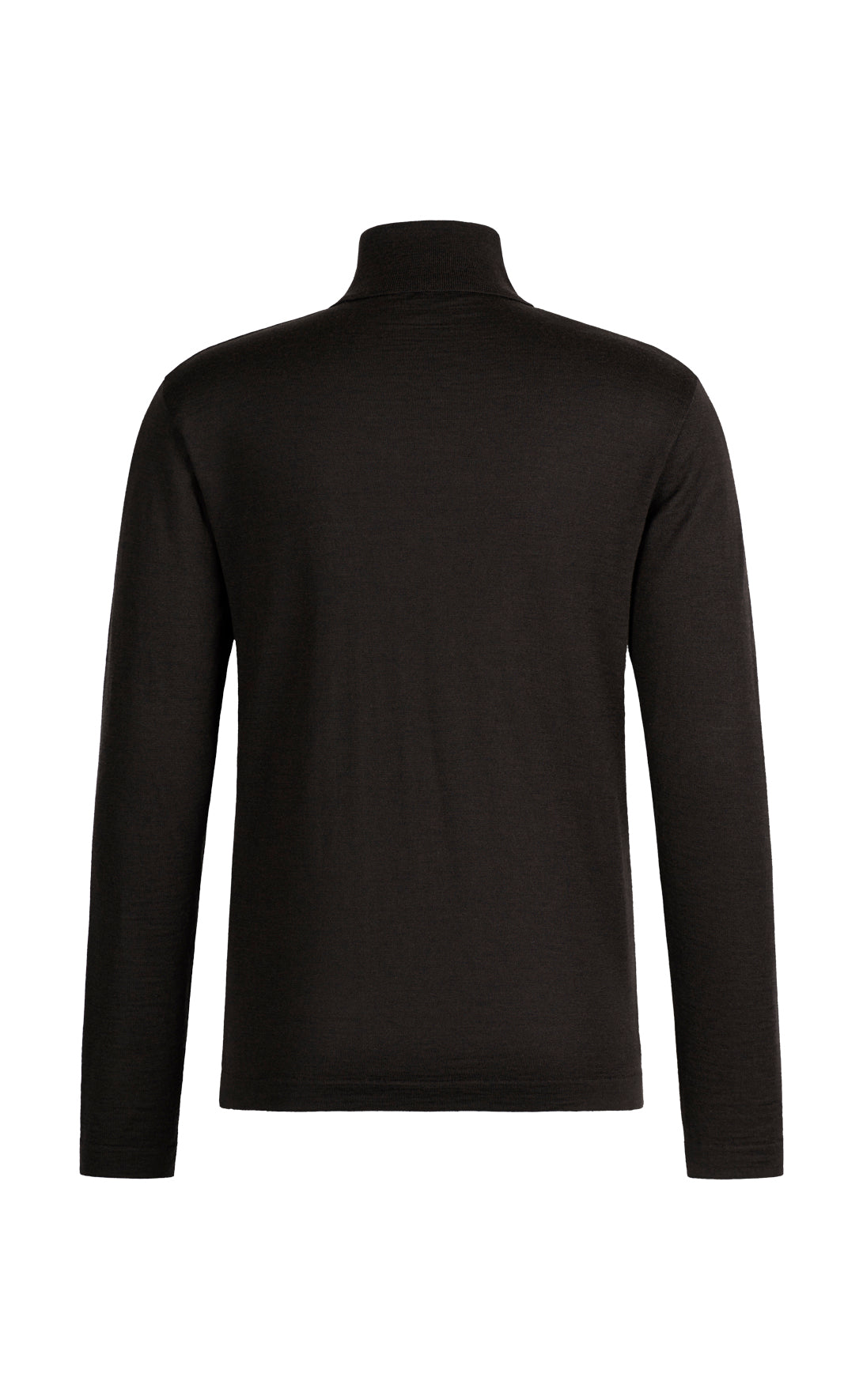 Edel und ultrasoft: Rollkragenpullover aus feinster Merinowolle-Seide-Mischung, regular fit