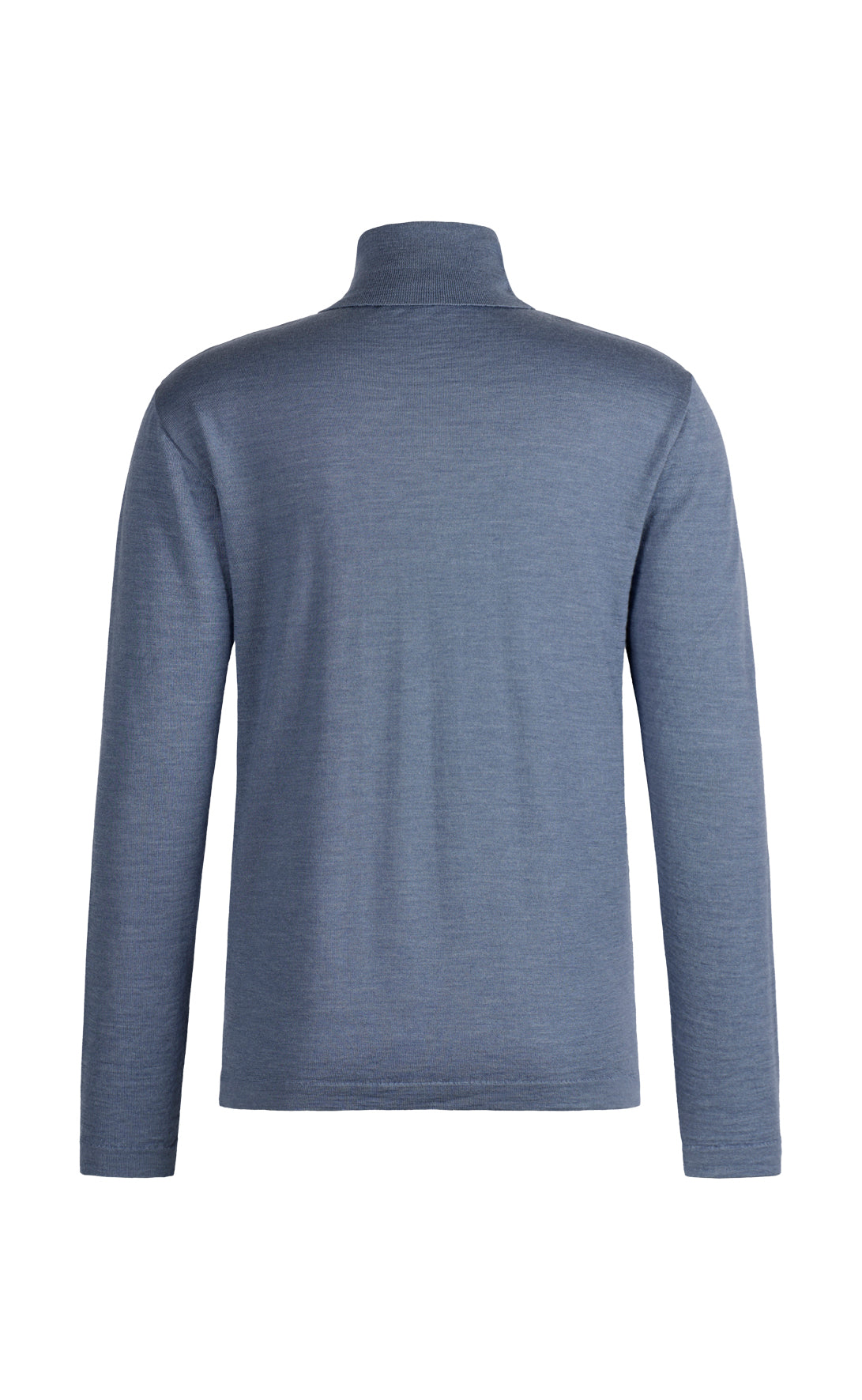 Edel und ultrasoft: Rollkragenpullover aus feinster Merinowolle-Seide-Mischung, regular fit