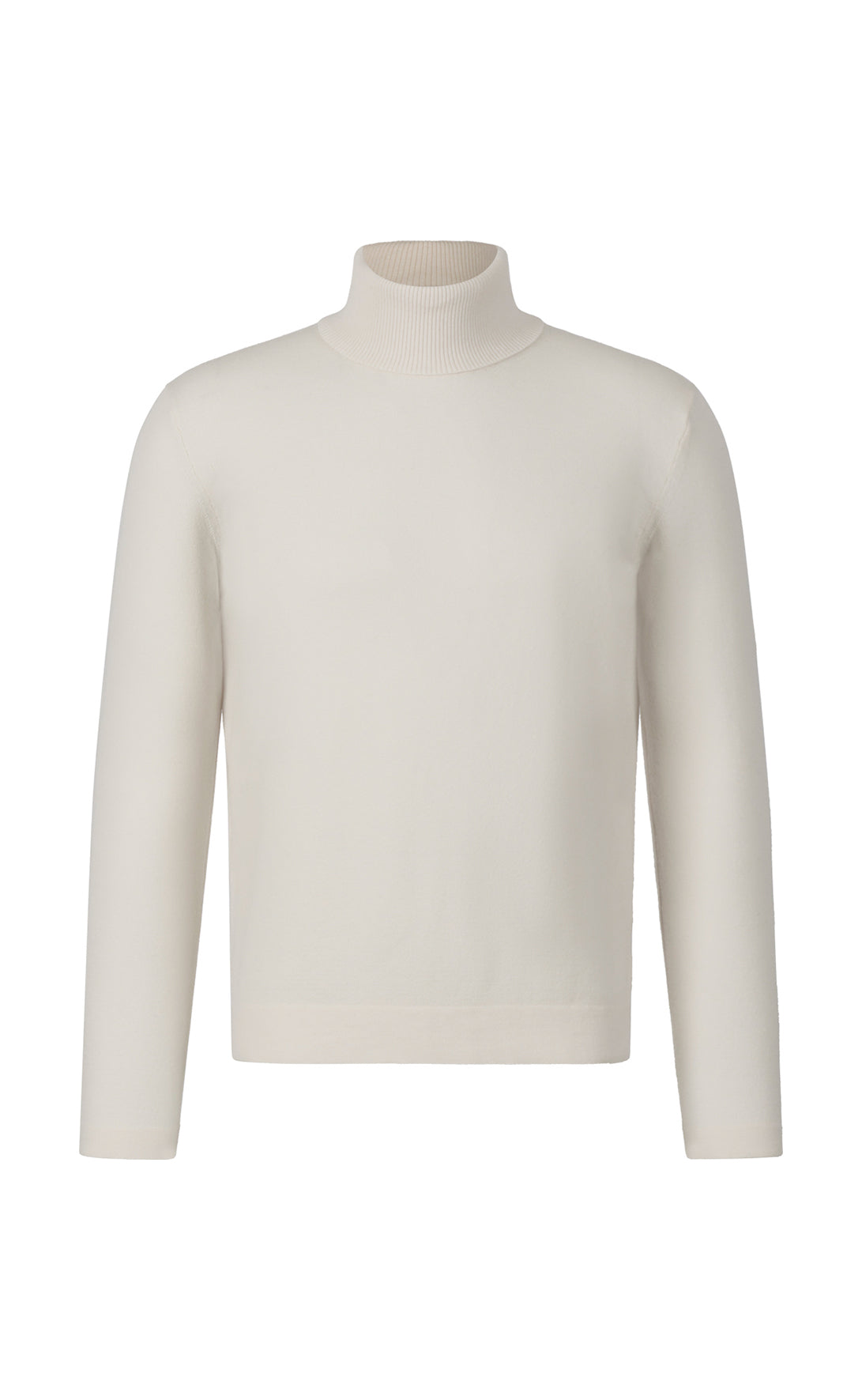 Super komfortabler Rollkragen-Pullover aus Merinowolle mit funktionalem Stretchanteil, regular fit