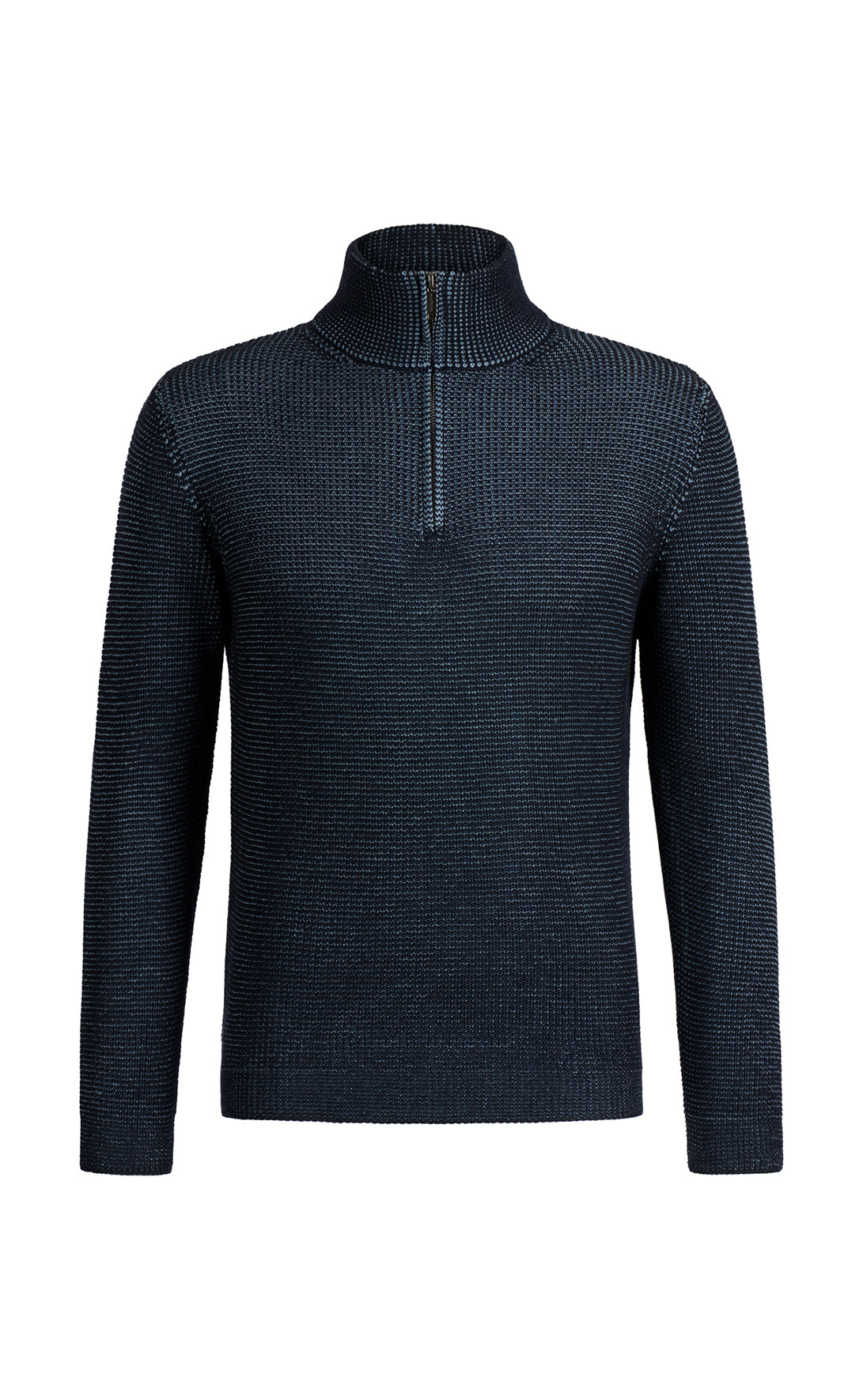 Zipptroyer aus 10.000 Meter feinster Merinowolle, regular fit