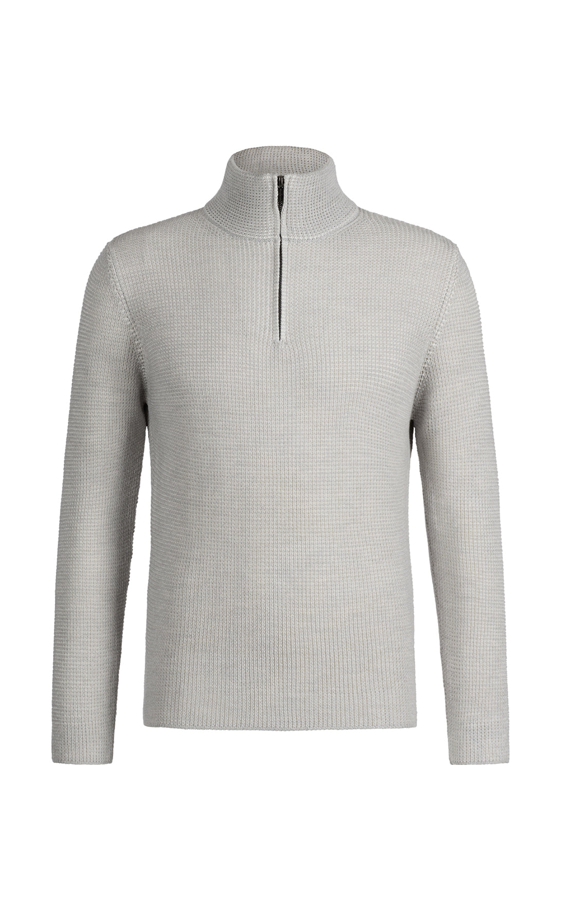 Zipptroyer aus 10.000 Meter feinster Merinowolle, regular fit
