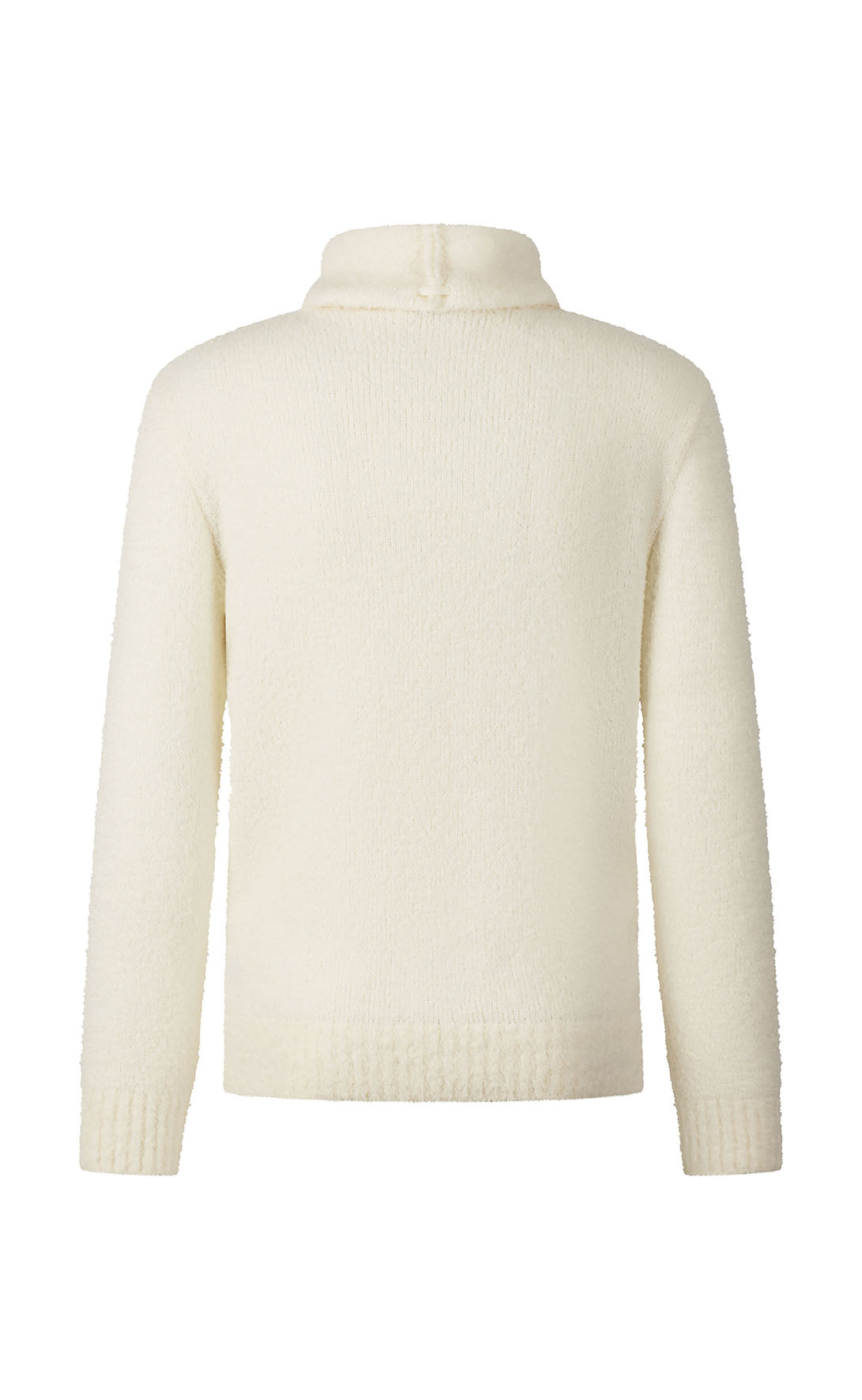 Edler Strick-Hoodie aus flauschiger Merinowolle, relaxed fit