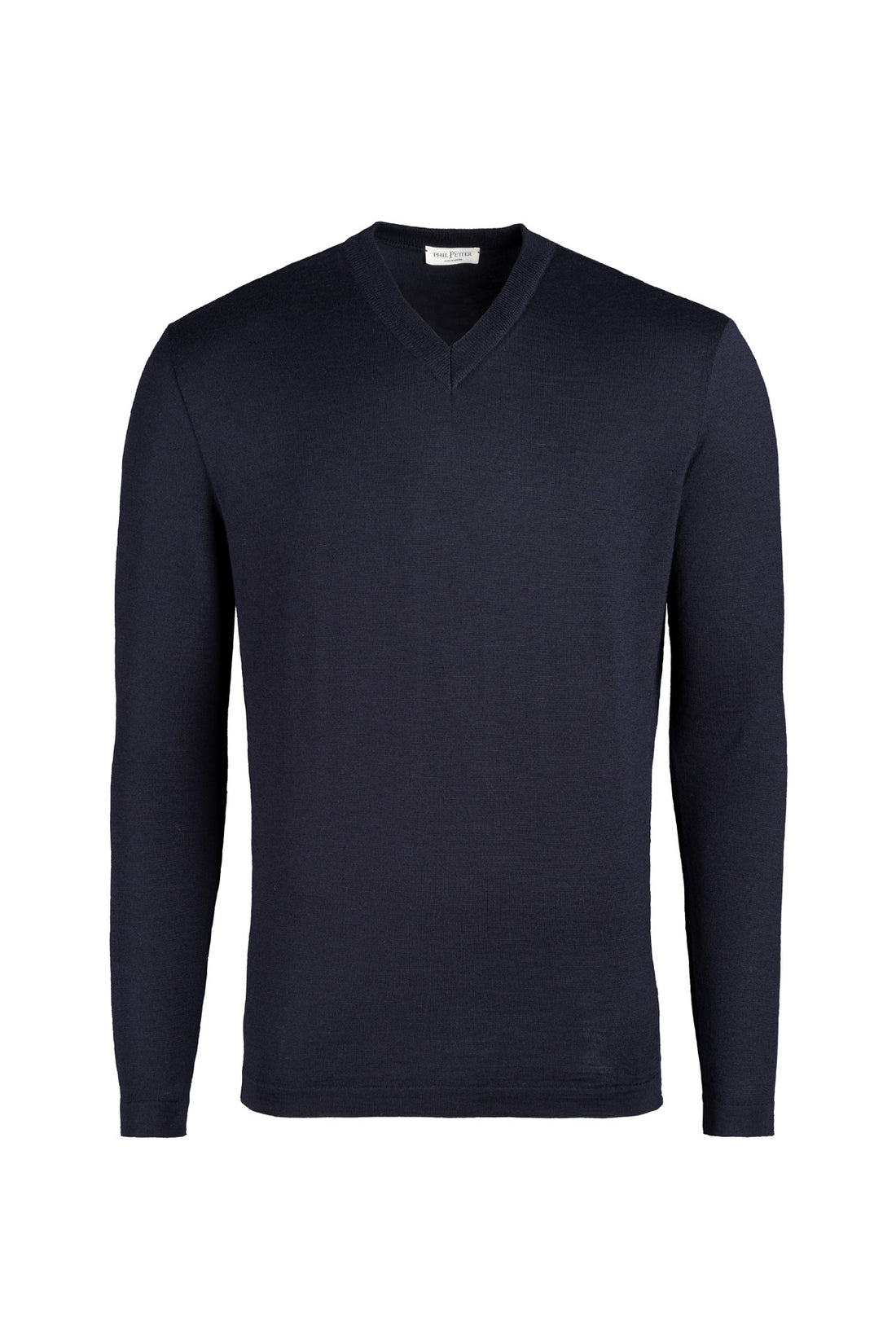 V-Pullover aus extrafeiner Merino-Seide, Regular Fit