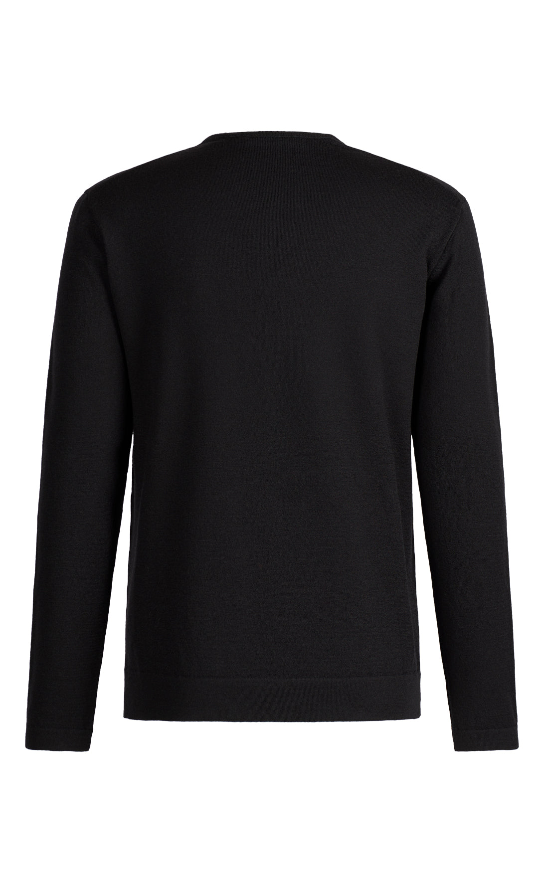 V-Pullover aus Merinowolle mit funktionalem Stretchanteil