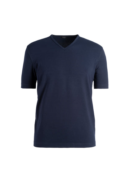 V-Shirt aus Premium Jersey, kurzarm, Accurate Fit