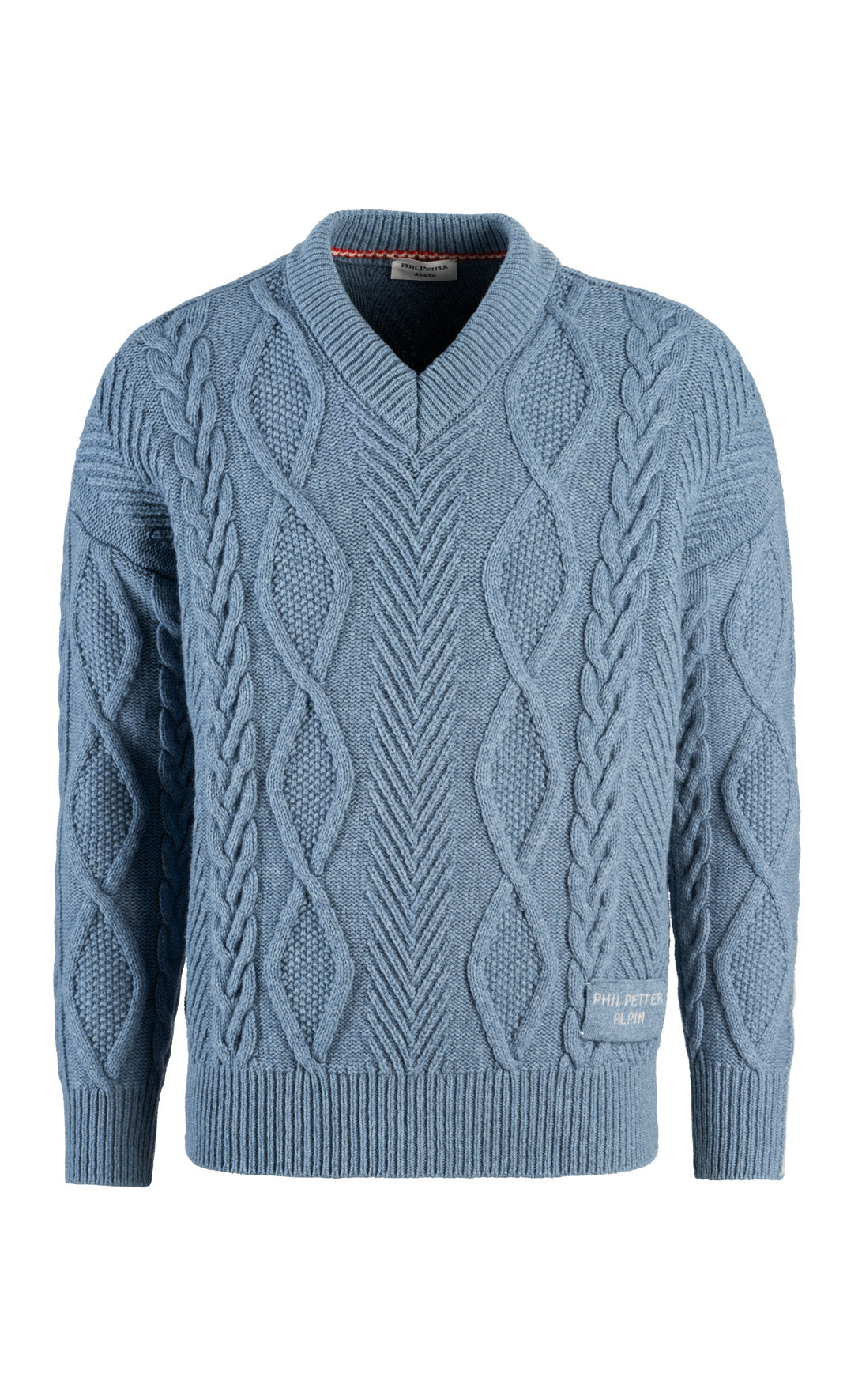 V-Pullover aus supersofter Lambswool