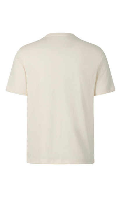V-Shirt aus feinstem Pima Baumwoll-Jersey, regular fit