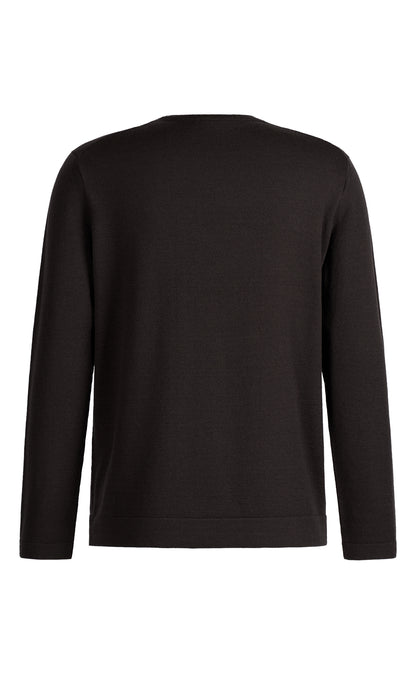 Super komfortabler Pullover aus Merinowolle mit funktionalem Stretchanteil, regular fit