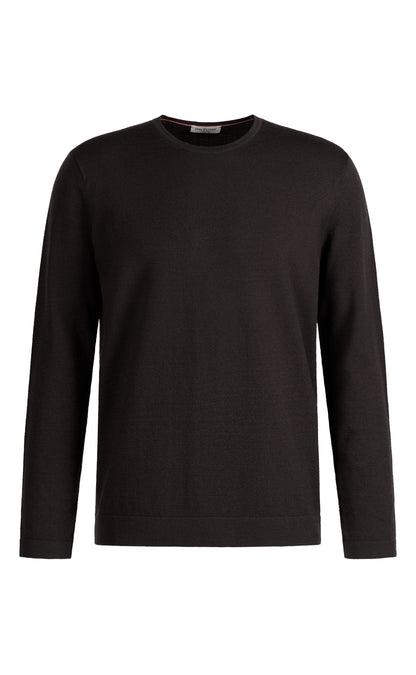 Super komfortabler Pullover aus Merinowolle mit funktionalem Stretchanteil, regular fit