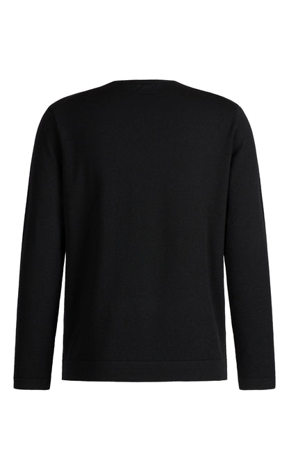 Super komfortabler Pullover aus Merinowolle mit funktionalem Stretchanteil, regular fit