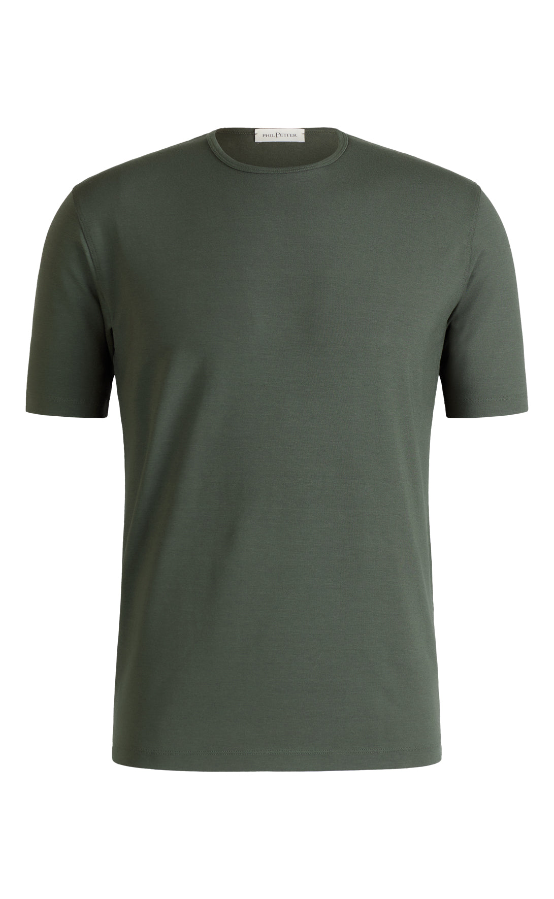 Rundhals-T-Shirt aus Premium Jersey, kurzarm, Accurate Fit