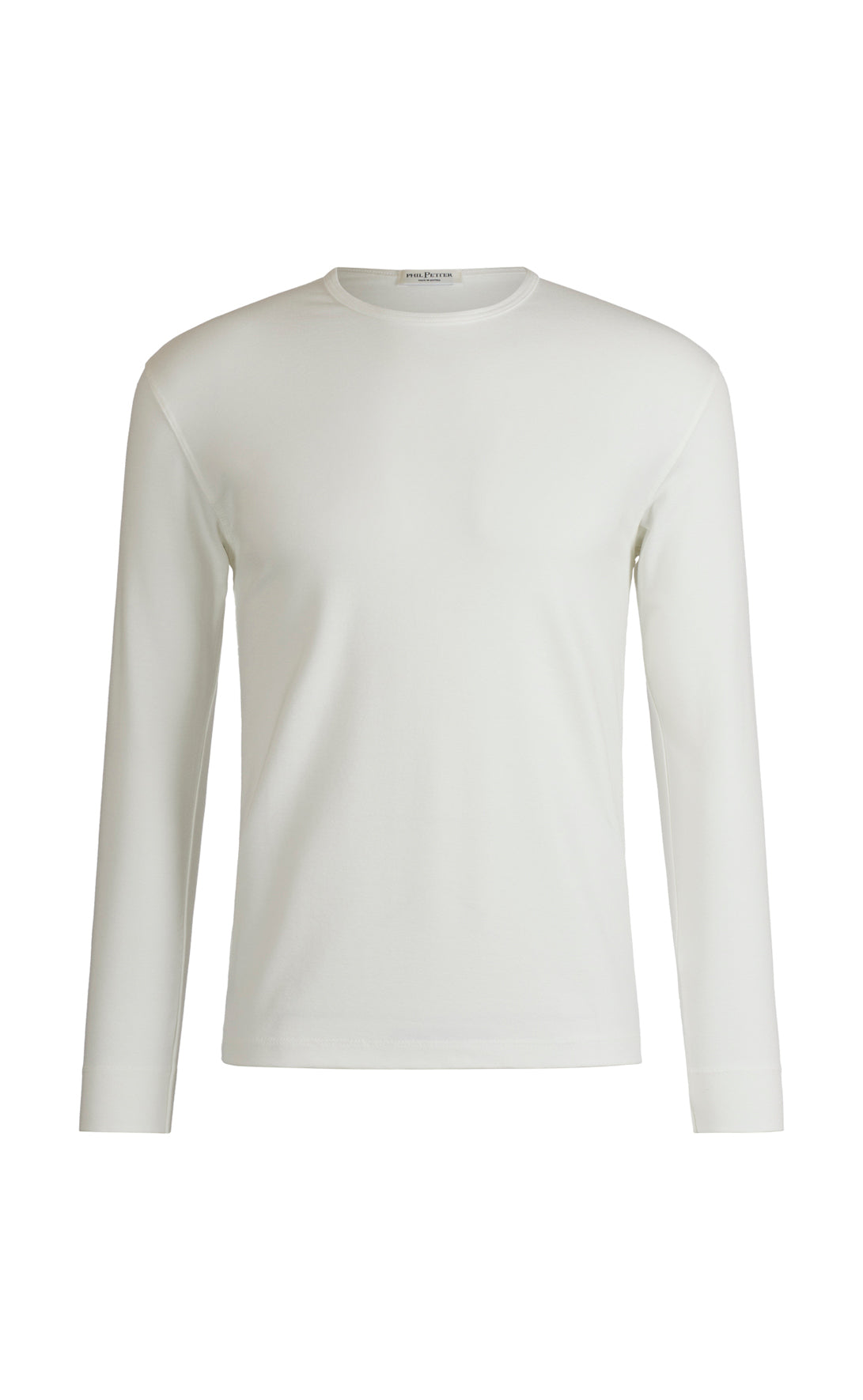 Rundhals-Shirt aus Premium Jersey, langarm, Regular Fit