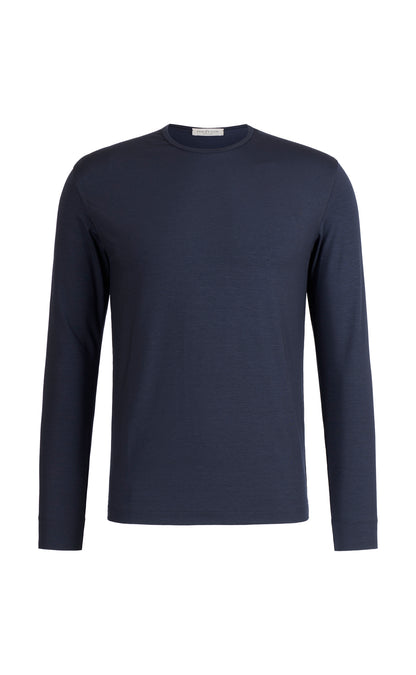 Pflegeleicht und ultrakomfortabel: Langarm-Shirt aus Premium Jersey LIGHT, regular fit