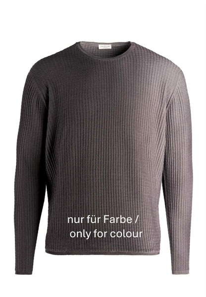 Unikat: nahtloses T-Shirt in 3D-Strick aus feinster Baumwolle, Relaxed Fit