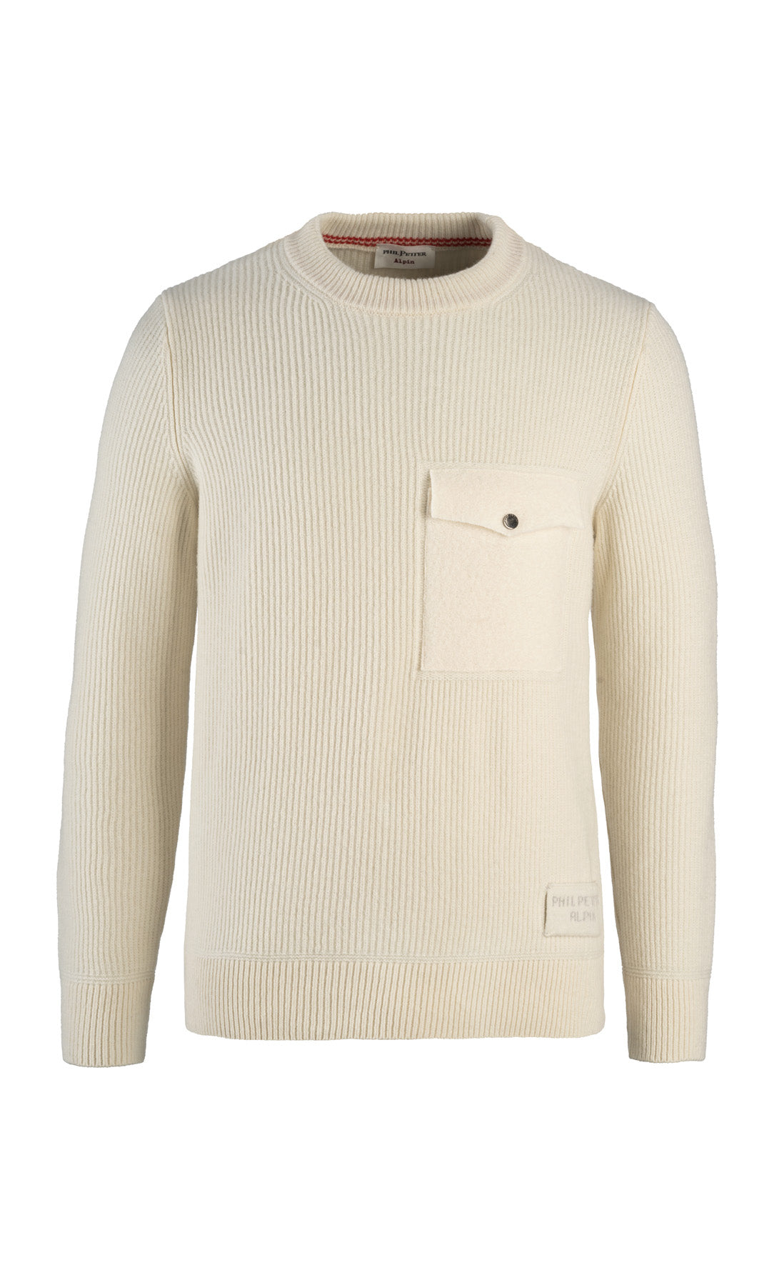 Rundhalspullover aus supersofter Lambswool, relaxed fit