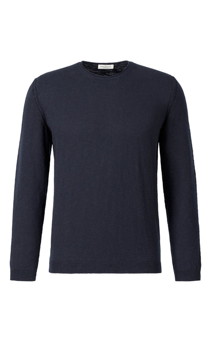 Pullover aus weichem Baumwoll Flammengarn, Relaxed Fit