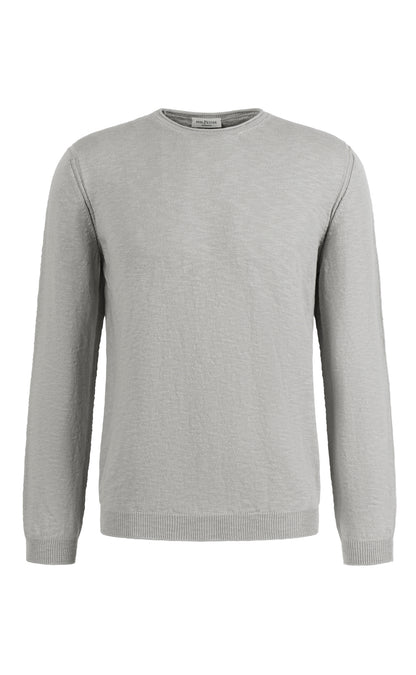 Pullover aus weichem Baumwoll Flammengarn, Relaxed Fit