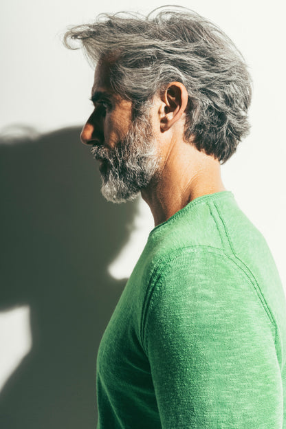 Pullover aus weichem Baumwoll Flammengarn, Relaxed Fit