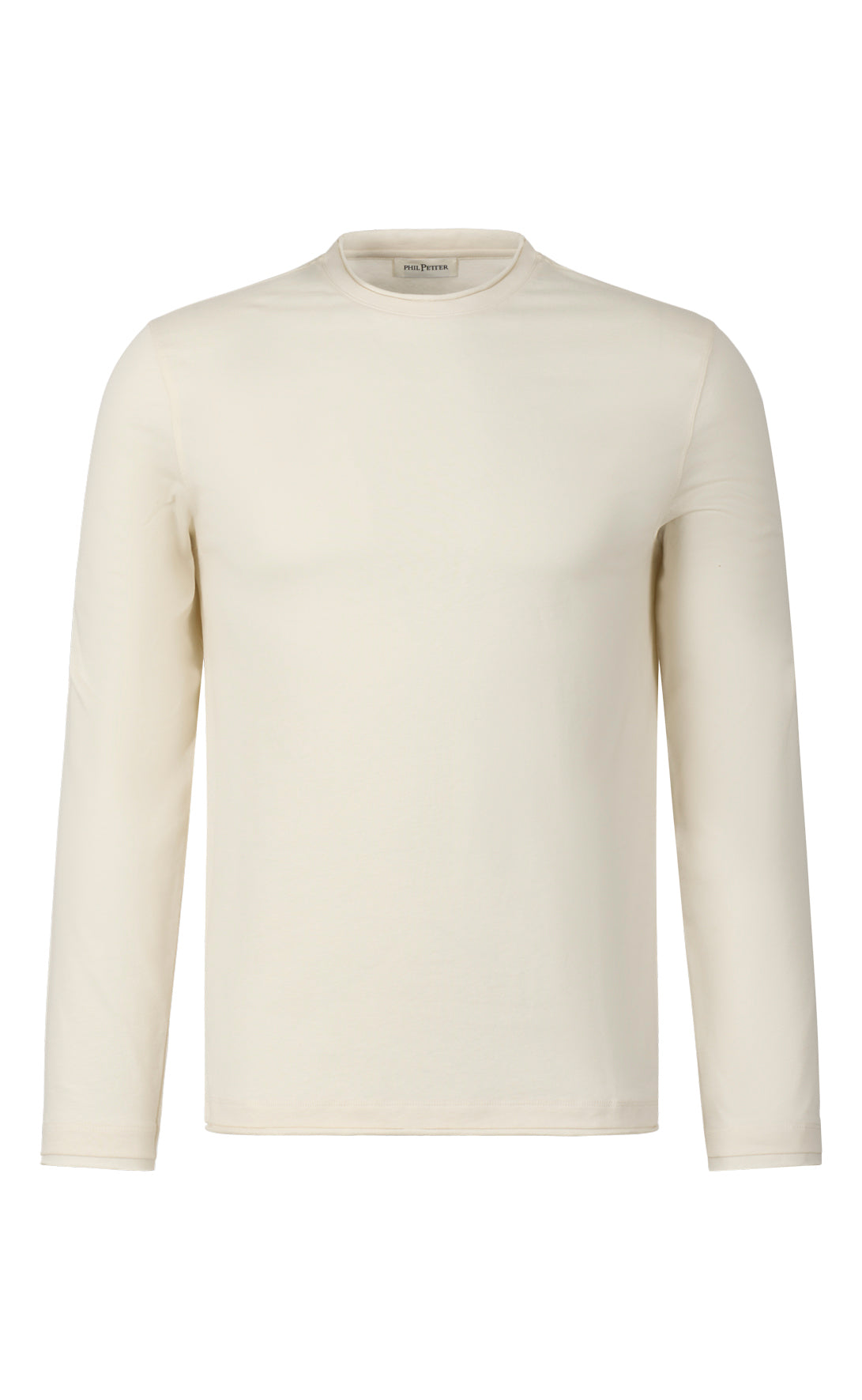 Shirt langarm aus feinstem Pima Baumwoll-Jersey, regular fit