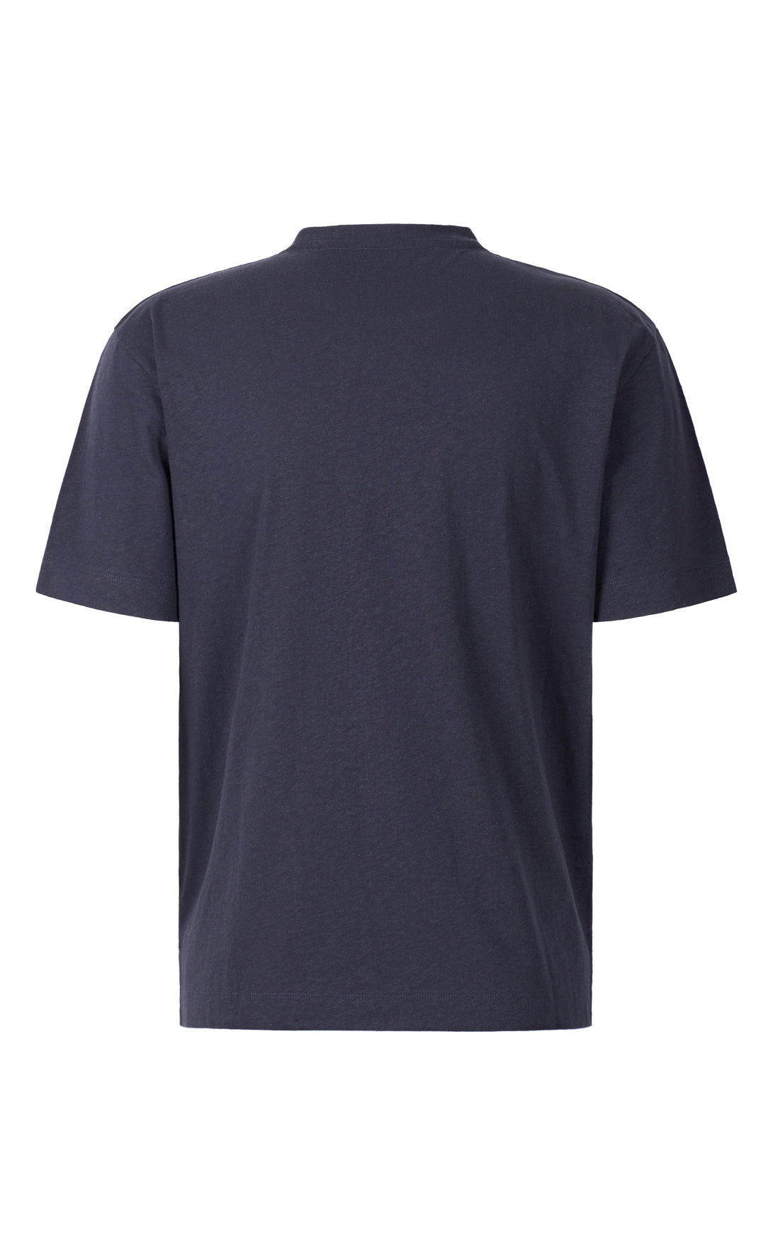 T-Shirt aus kühlender Baumwoll-Leinen Mischung, legere Passform
