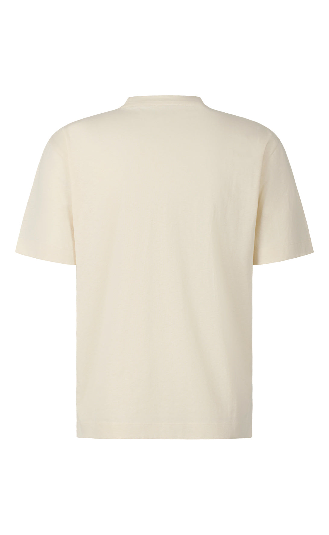 T-Shirt aus kühlender Baumwoll-Leinen Mischung, legere Passform