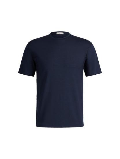 Pflegeleichtes Premium-T-Shirt aus dezent körnigem Viskose-Jersey, relaxed fit