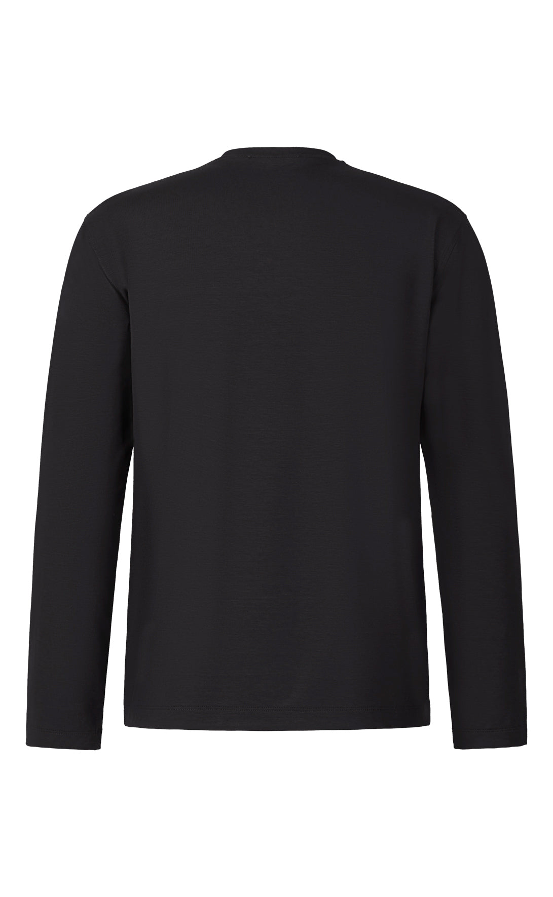Pflegeleichtes Premium-Langarm-Shirt aus dezent körnigem Viskose-Jersey, relaxed fit