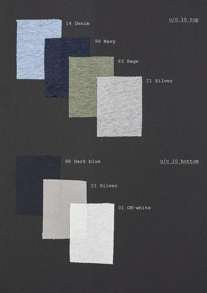 T-Shirt aus feinstem Leinenjersey