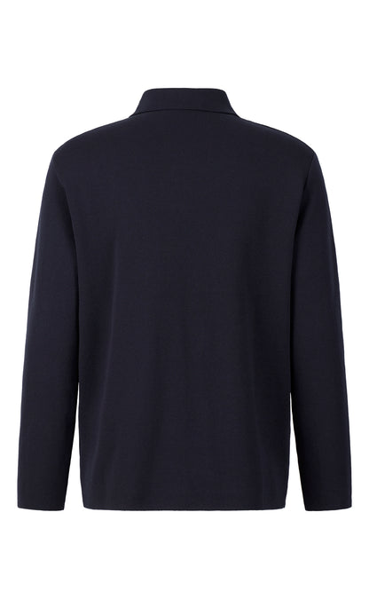 Milano-Strick-Overshirt aus feinster Baumwolle, Relaxed Fit