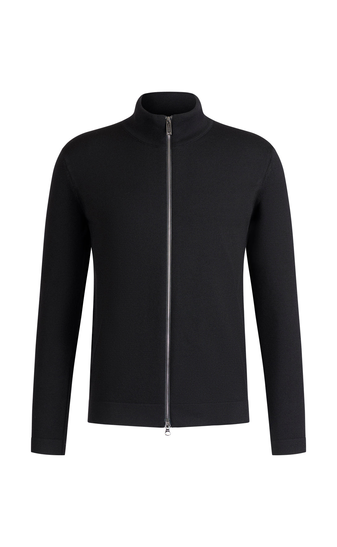 Zippjacke aus Merinowolle mit Stretchanteil für maximalen Komfort