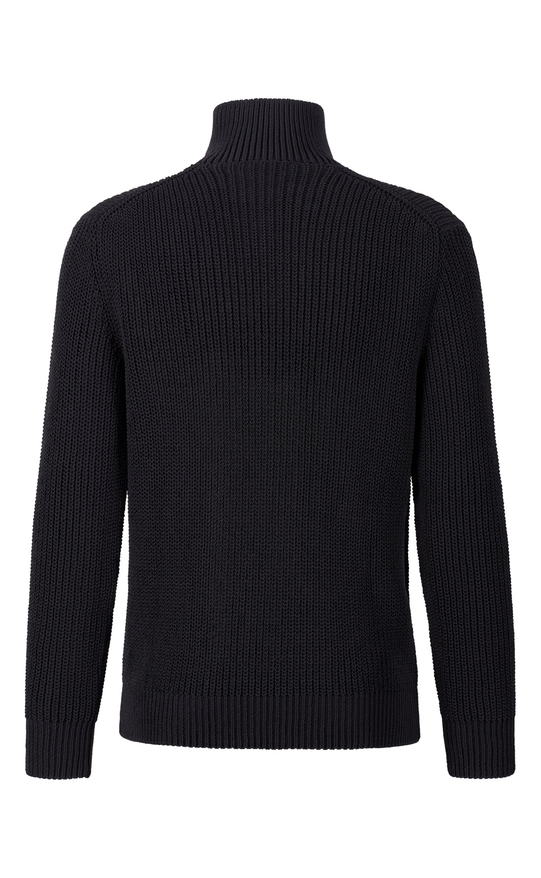 Zippjacke aus technischem Baumwoll-Effektgarn, Regular Fit