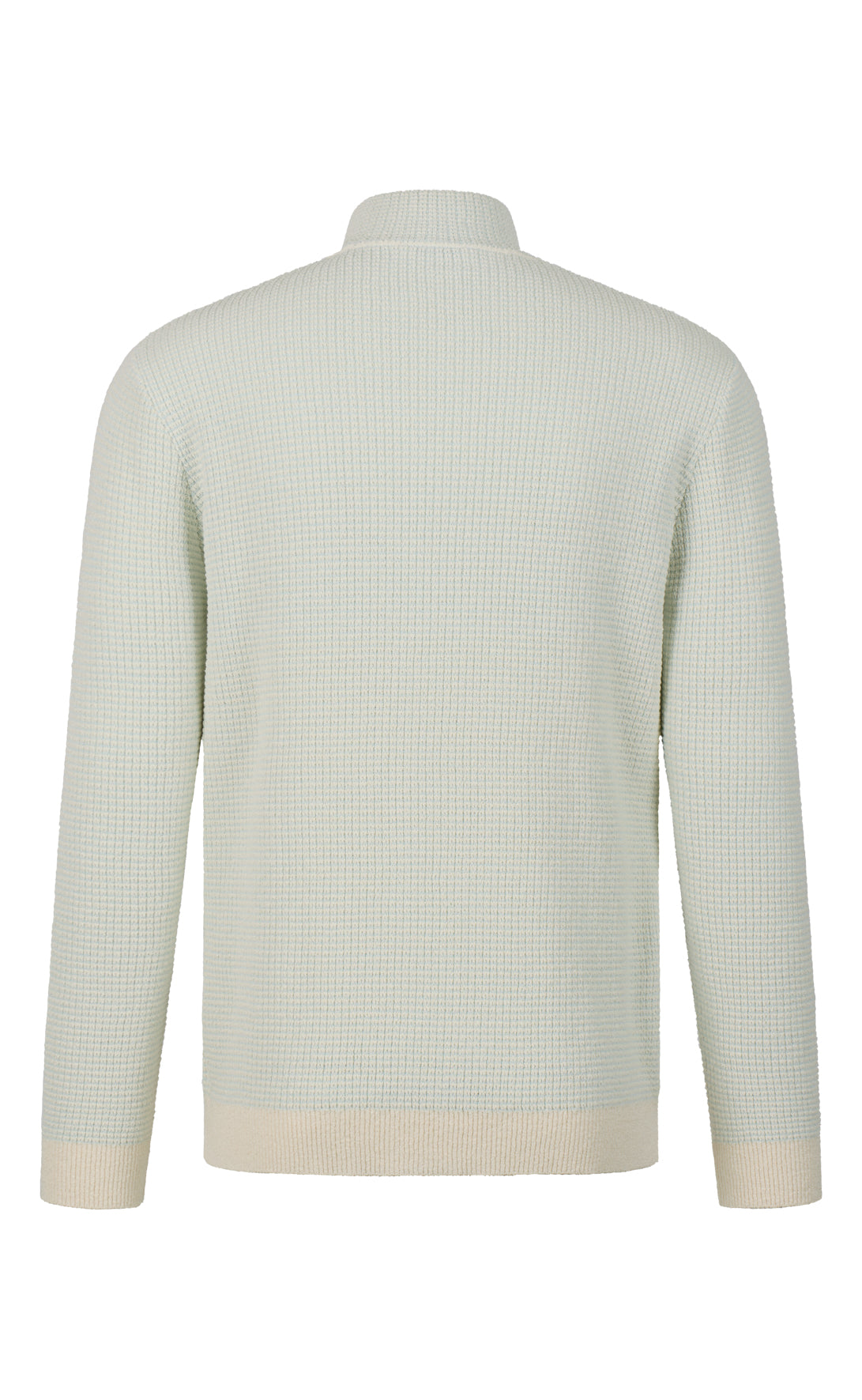 Zippjacke aus Baumwolle-Bouclé und kühlender Baumwolle