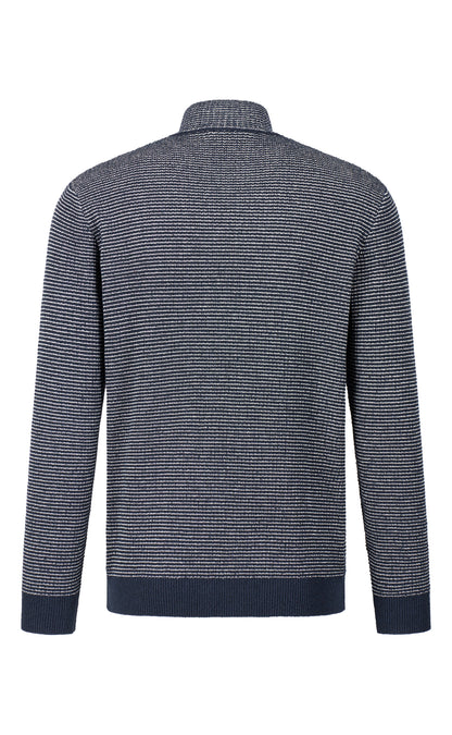 Zippjacke aus Baumwolle-Bouclé und kühlender Baumwolle