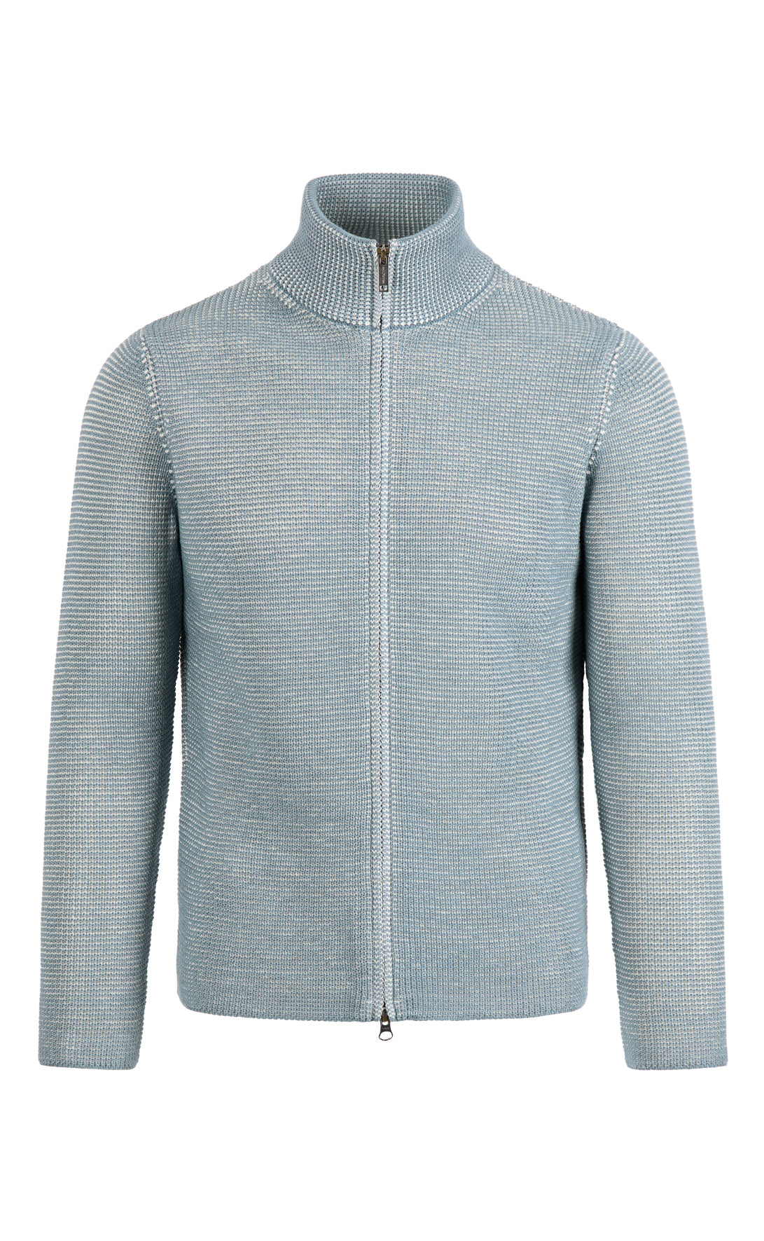 Zippjacke  aus >10.000m feinster Merinowolle, regular fit