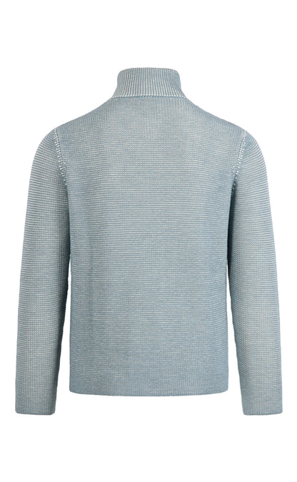 Zippjacke  aus >10.000m feinster Merinowolle, regular fit