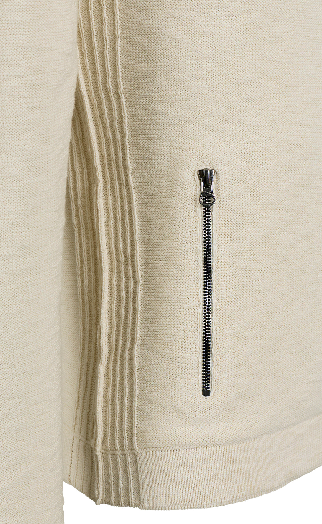 Sportliche Hybrid-Zippjacke aus weicher Baumwolle, Relaxed Fit