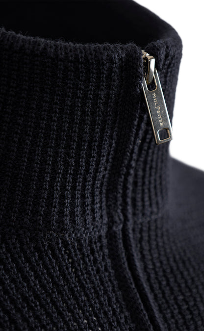Zippjacke aus 10.000 Meter feinster Merinowolle, regular fit